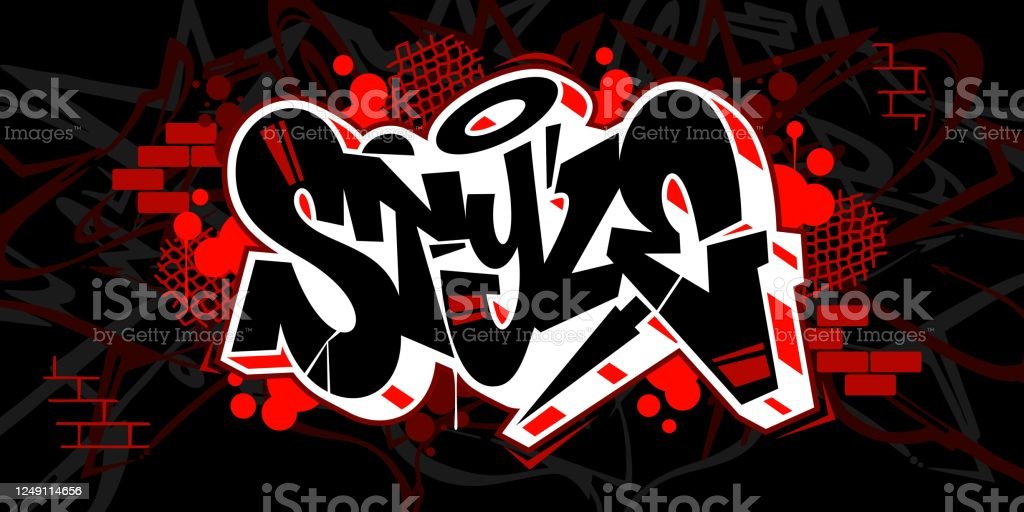 Detail Graffiti Fashion Vector Nomer 24