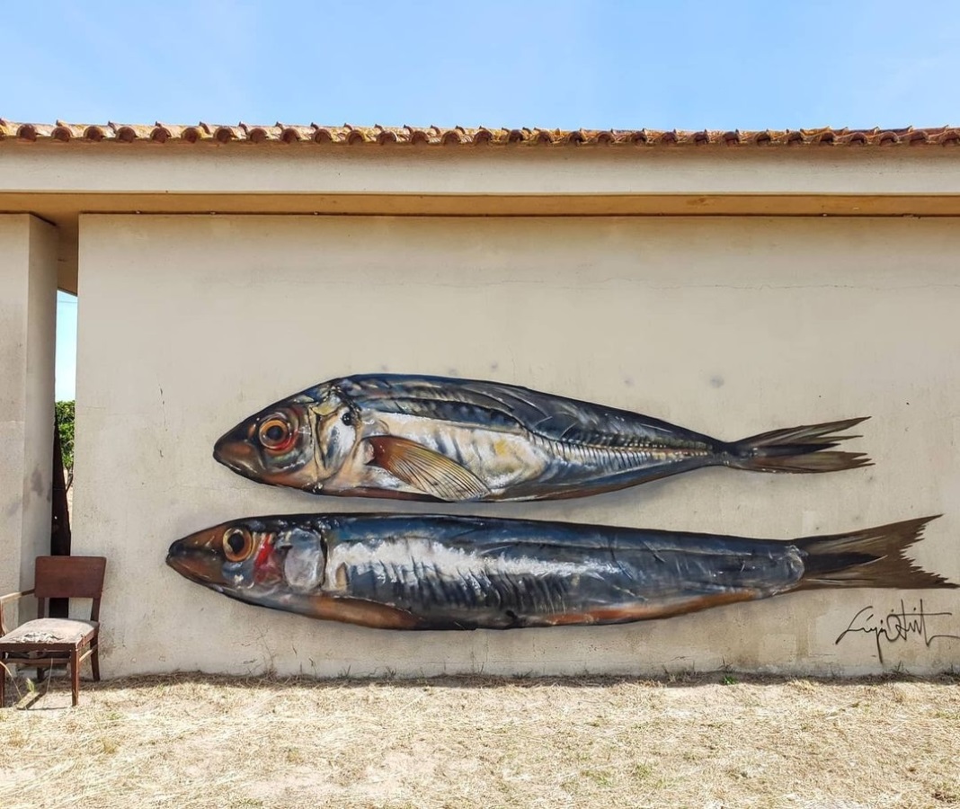 Detail Graffiti Fish 3d Nomer 34