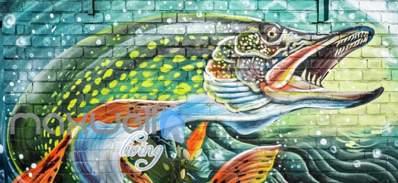 Detail Graffiti Fish 3d Nomer 43