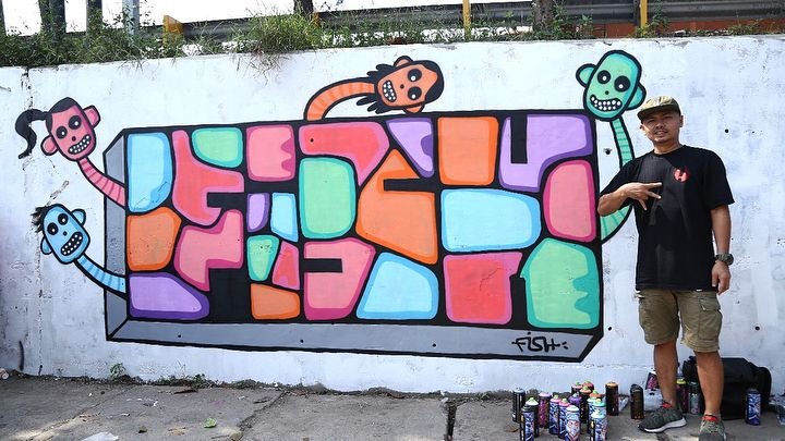 Detail Graffiti Fish Wendi Cagur Nomer 15