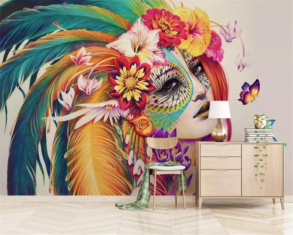 Detail Graffiti Flower Mural Nomer 40