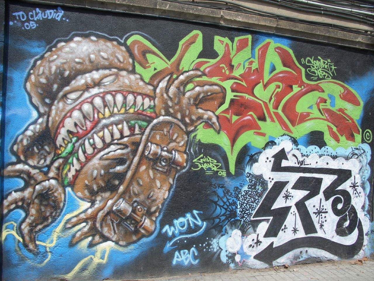 Detail Graffiti Food Nomer 15
