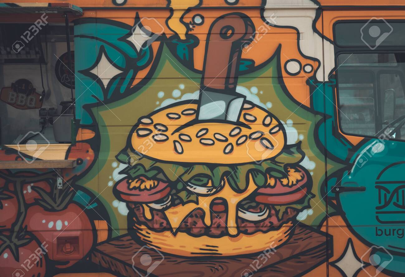 Detail Graffiti Food Nomer 17