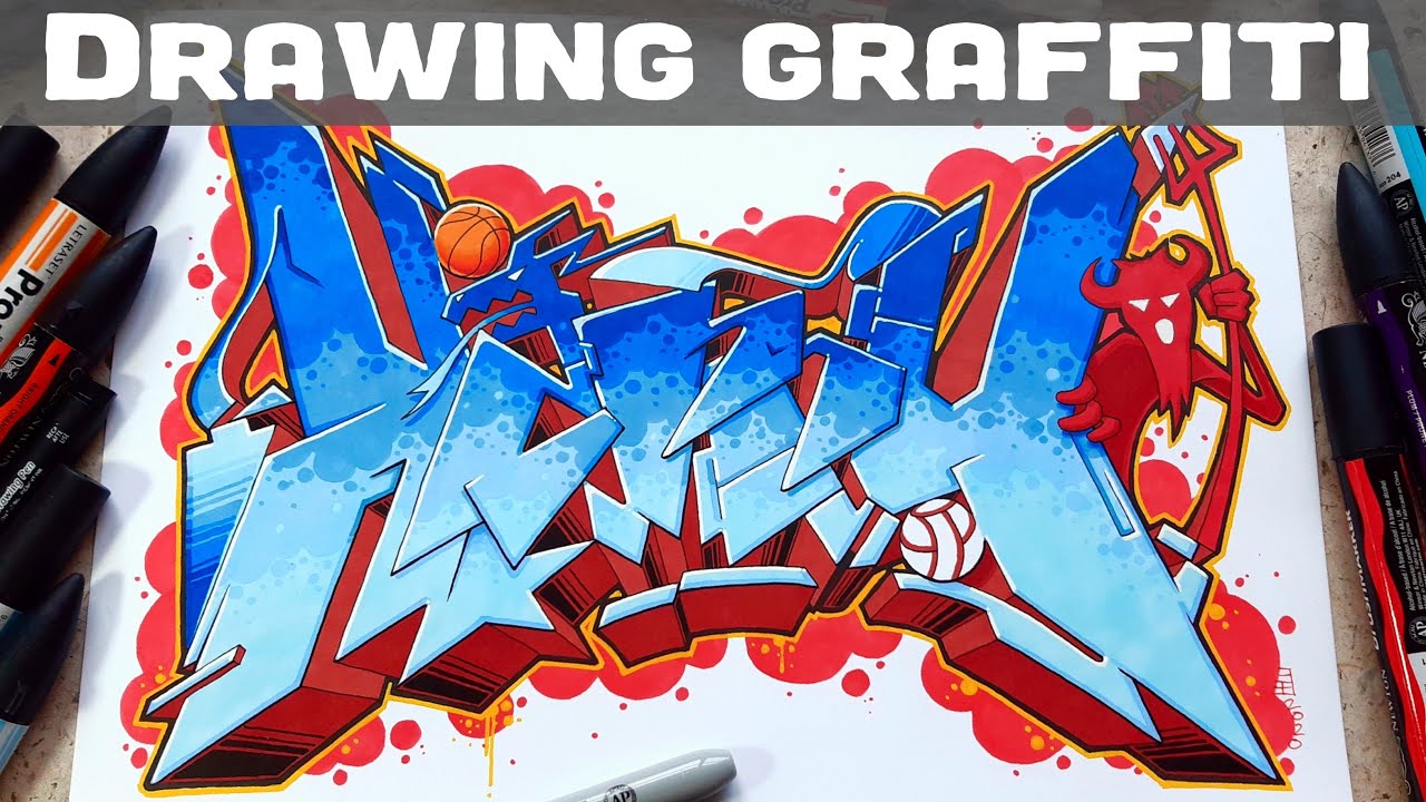 Detail Graffiti For Drawing Nomer 25