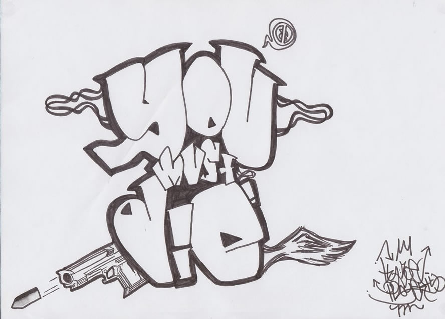 Detail Graffiti For Drawing Nomer 44