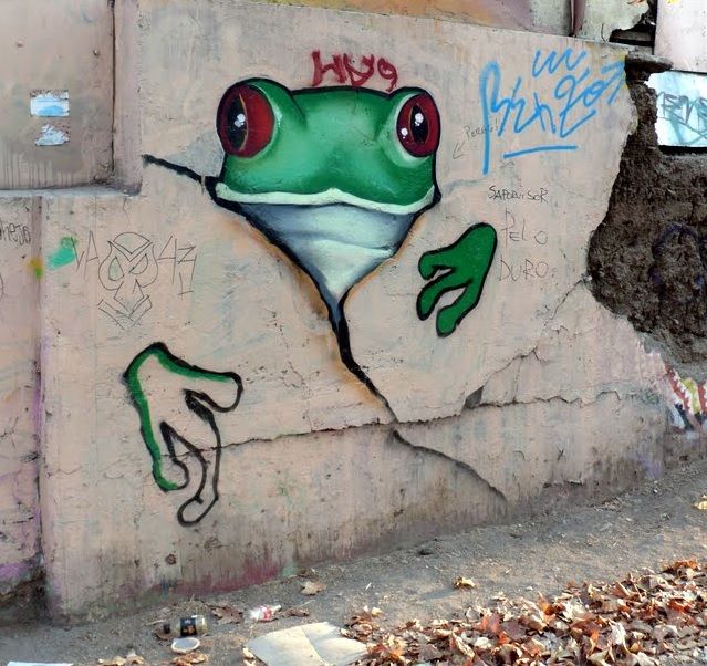 Detail Graffiti Frog Nomer 3
