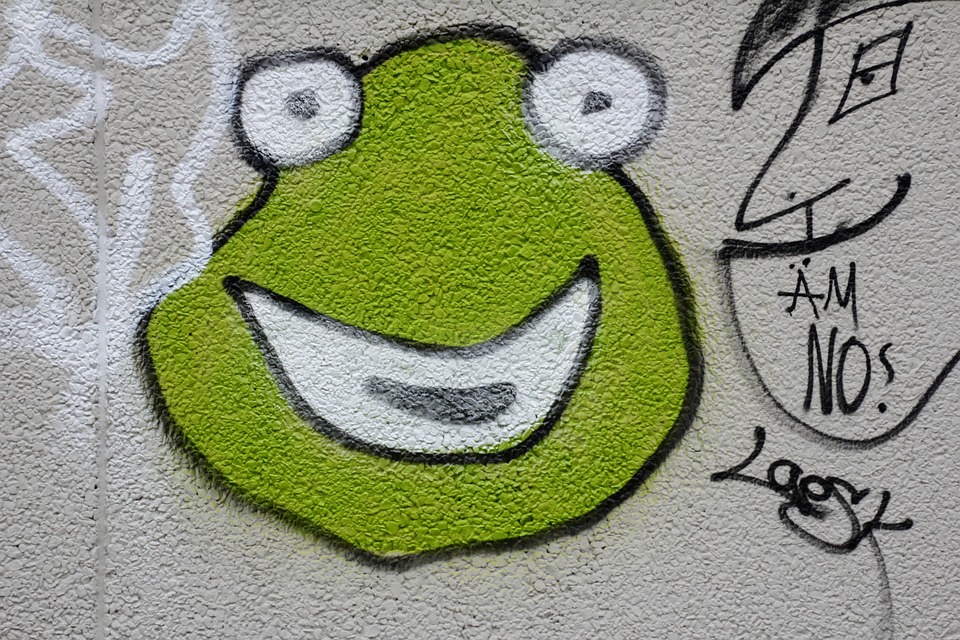 Detail Graffiti Frog Nomer 37