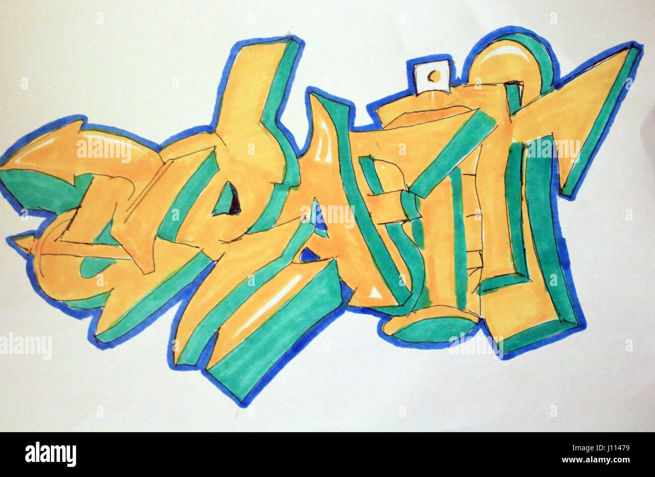 Detail Graffiti Full Colour Nomer 11