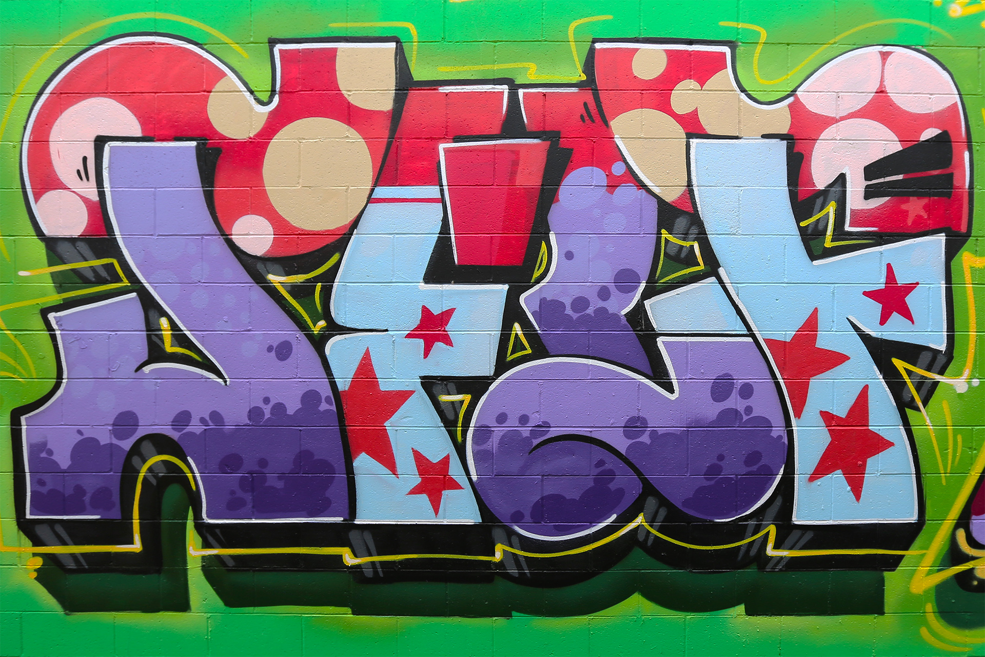 Detail Graffiti Funky Style Nomer 2