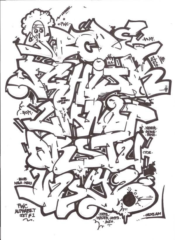 Detail Graffiti Funky Style Nomer 12