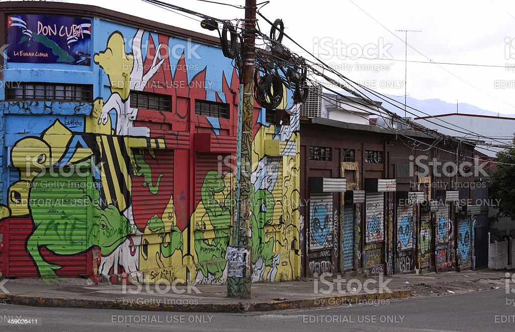 Graffiti Gambar Bangunan San - KibrisPDR