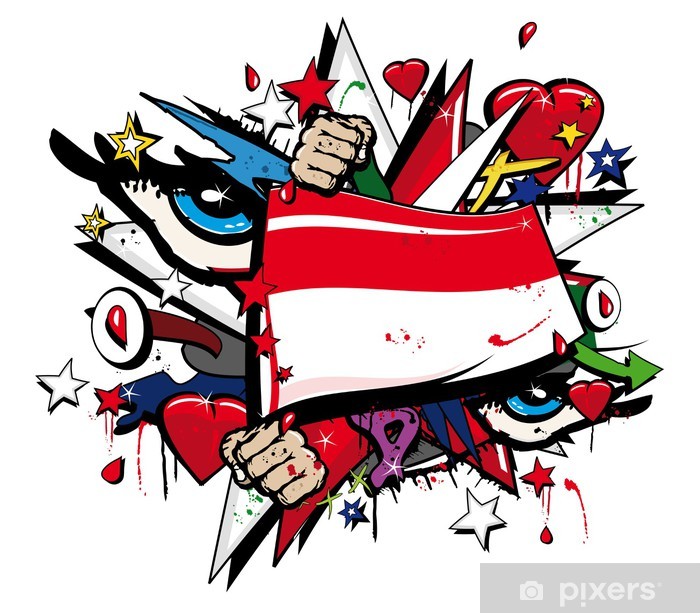 Graffiti Gambar Indonesia - KibrisPDR