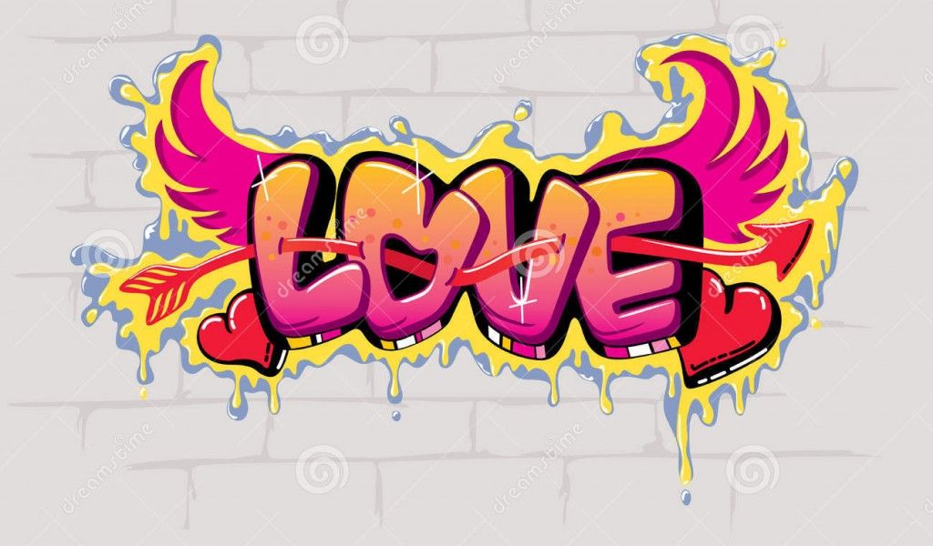 Graffiti Gambar Love - KibrisPDR