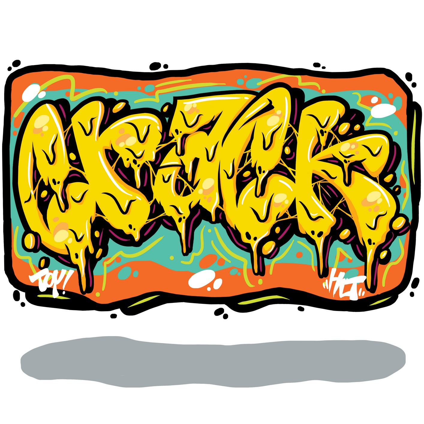 Detail Graffiti Ganang Nomer 11