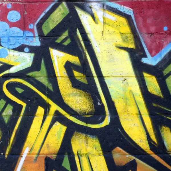 Detail Graffiti Garis Segitiga Warna Merah Kuning Hijau Biru Nomer 24