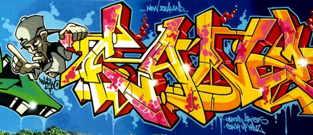 Detail Graffiti Garis Tepi Nomer 24