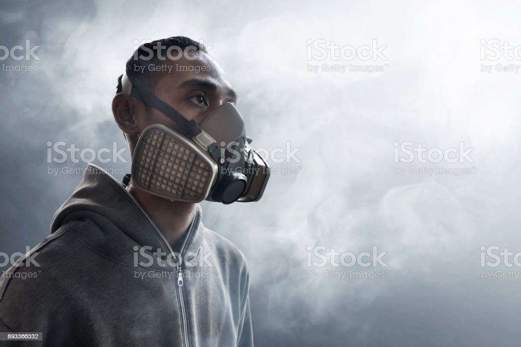 Detail Graffiti Gas Mask Art Nomer 29