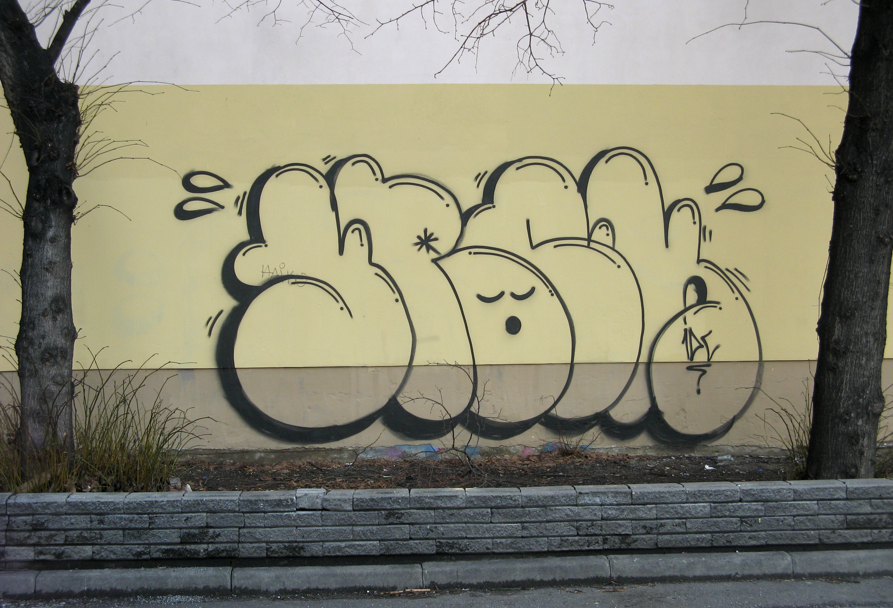 Detail Graffiti Gelembung Nomer 18