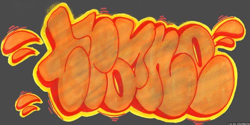 Detail Graffiti Gelembung Nomer 8