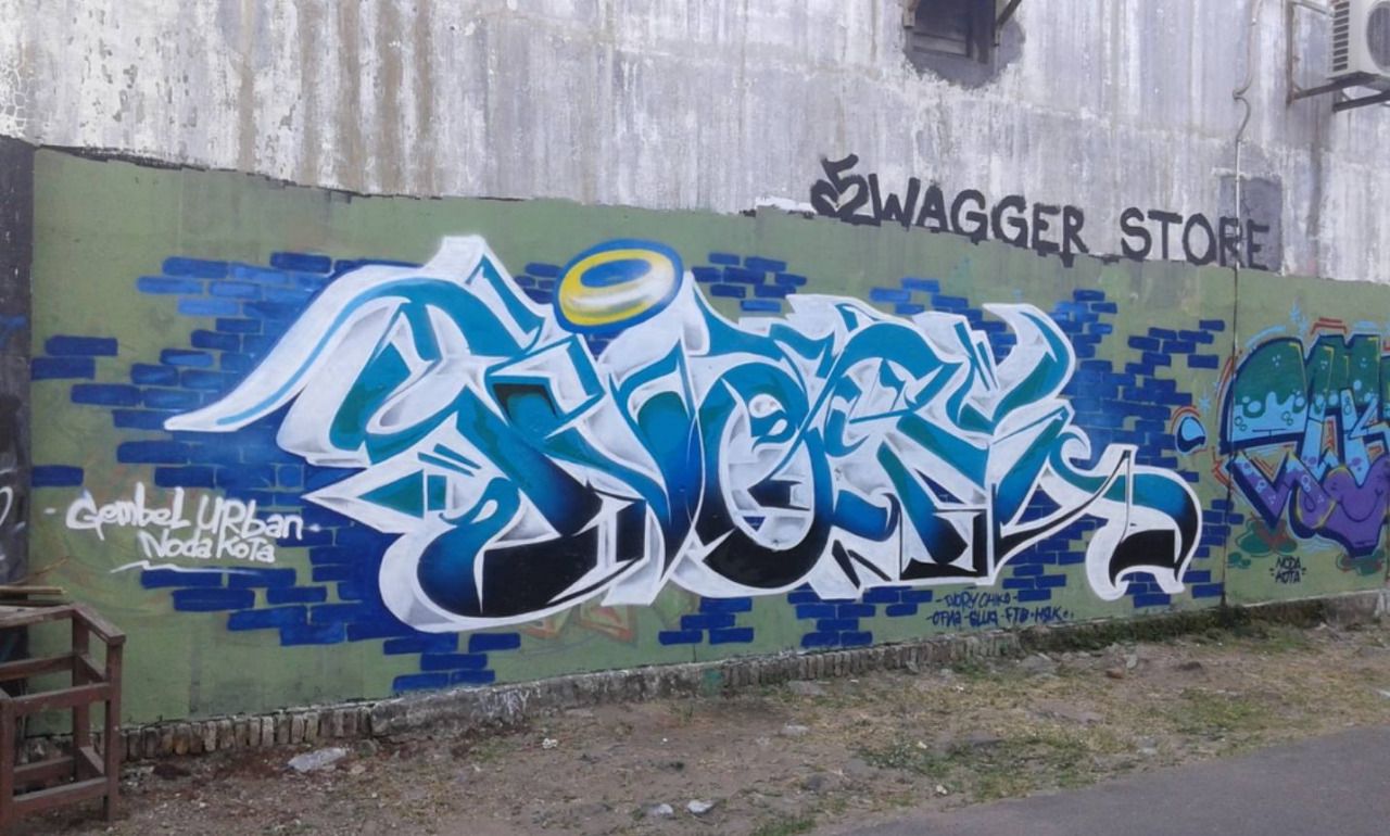 Detail Graffiti Gembel Nomer 2