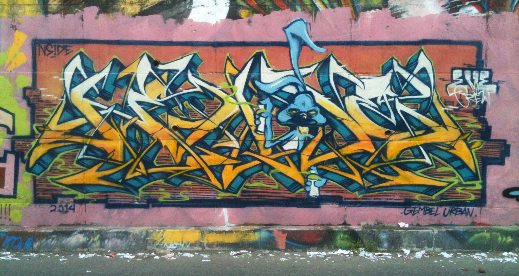 Detail Graffiti Gembel Nomer 3