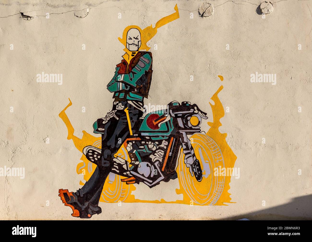 Detail Graffiti Ghost Rider Nomer 2