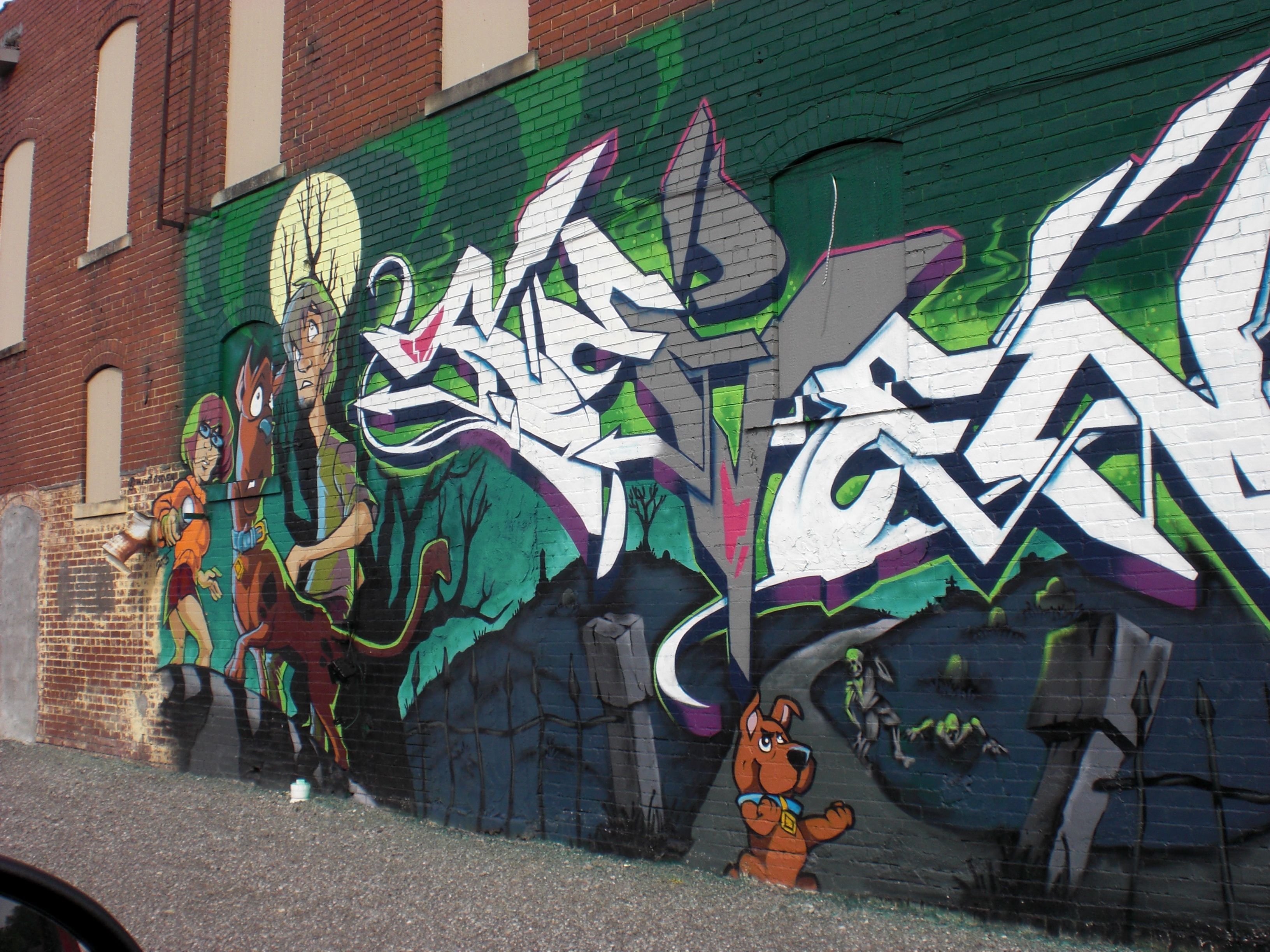 Detail Graffiti Gless Nomer 28