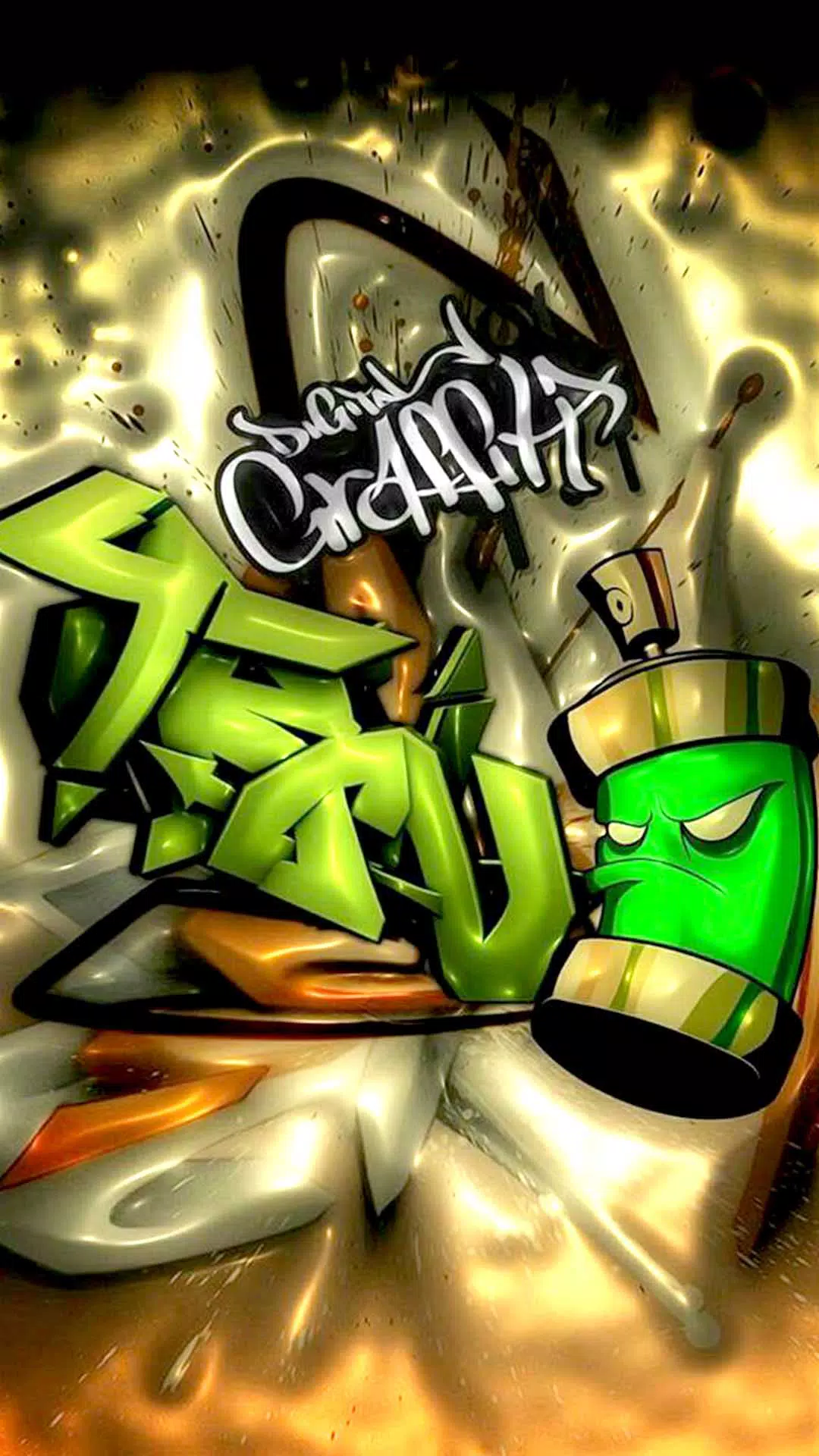 Detail Graffiti Gold Hd Nomer 22