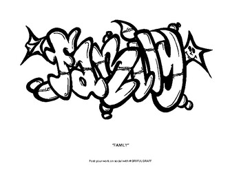 Detail Graffiti Graffiti Coloring Pages Nomer 22