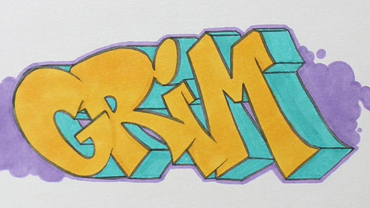 Detail Graffiti Grim Nomer 21
