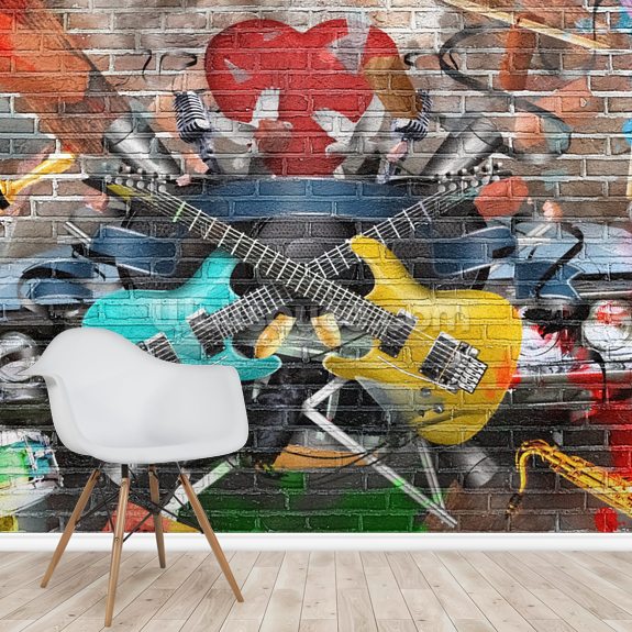 Detail Graffiti Guitar Nomer 28