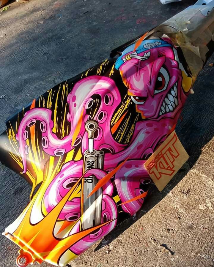 Detail Graffiti Gurita Nomer 32