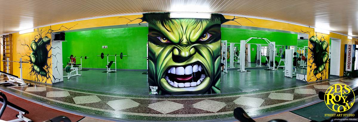 Detail Graffiti Gym Nomer 50