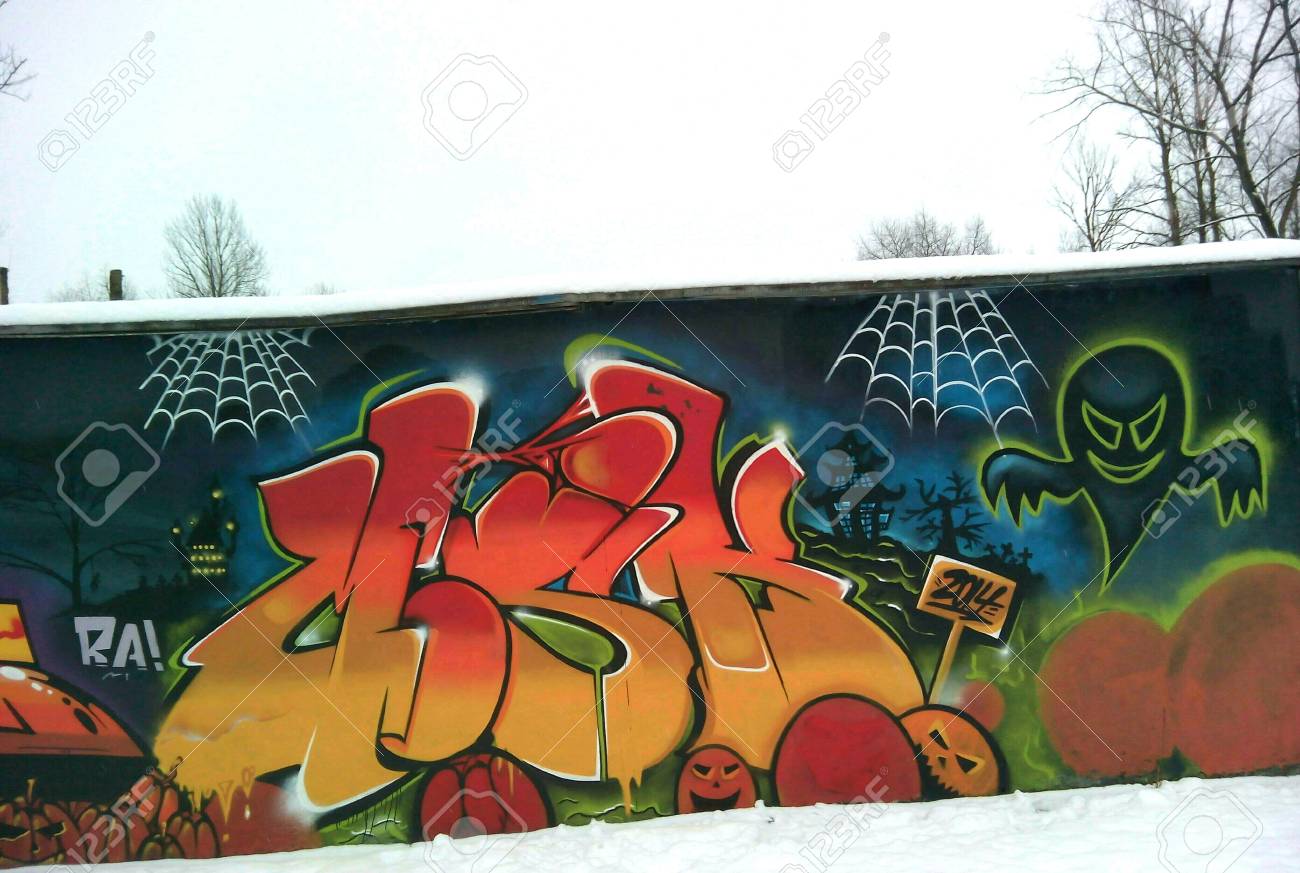 Detail Graffiti Halloween Nomer 22