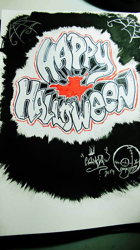 Detail Graffiti Halloween Nomer 36