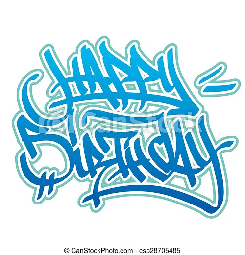 Detail Graffiti Happy Birthday Doodle Nomer 20