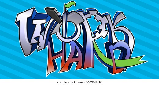 Detail Graffiti Hard Nomer 24