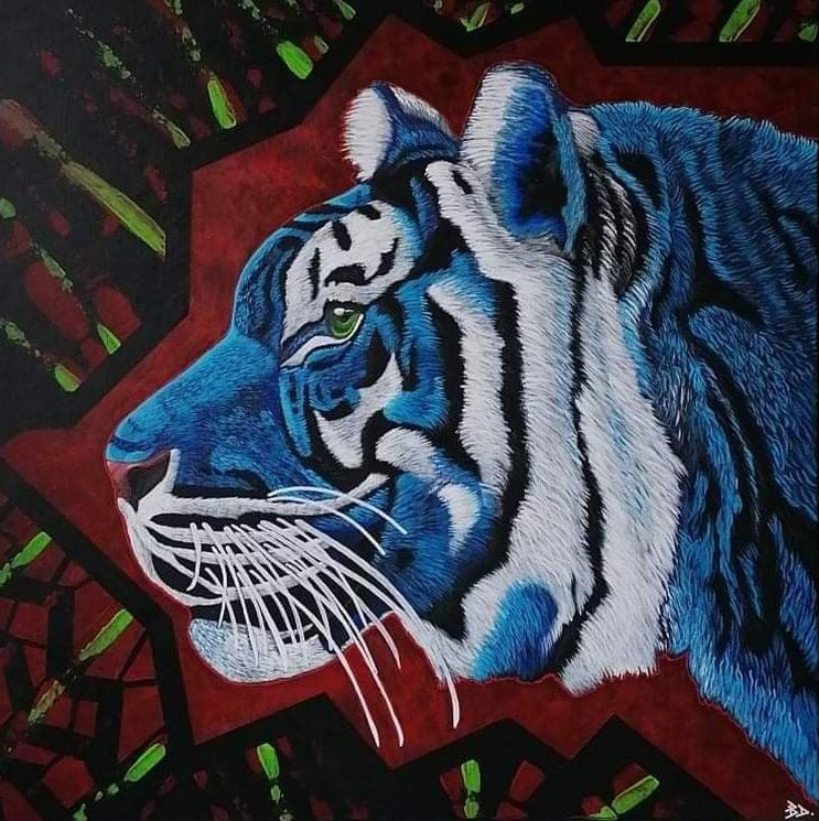 Detail Graffiti Harimau Nomer 13