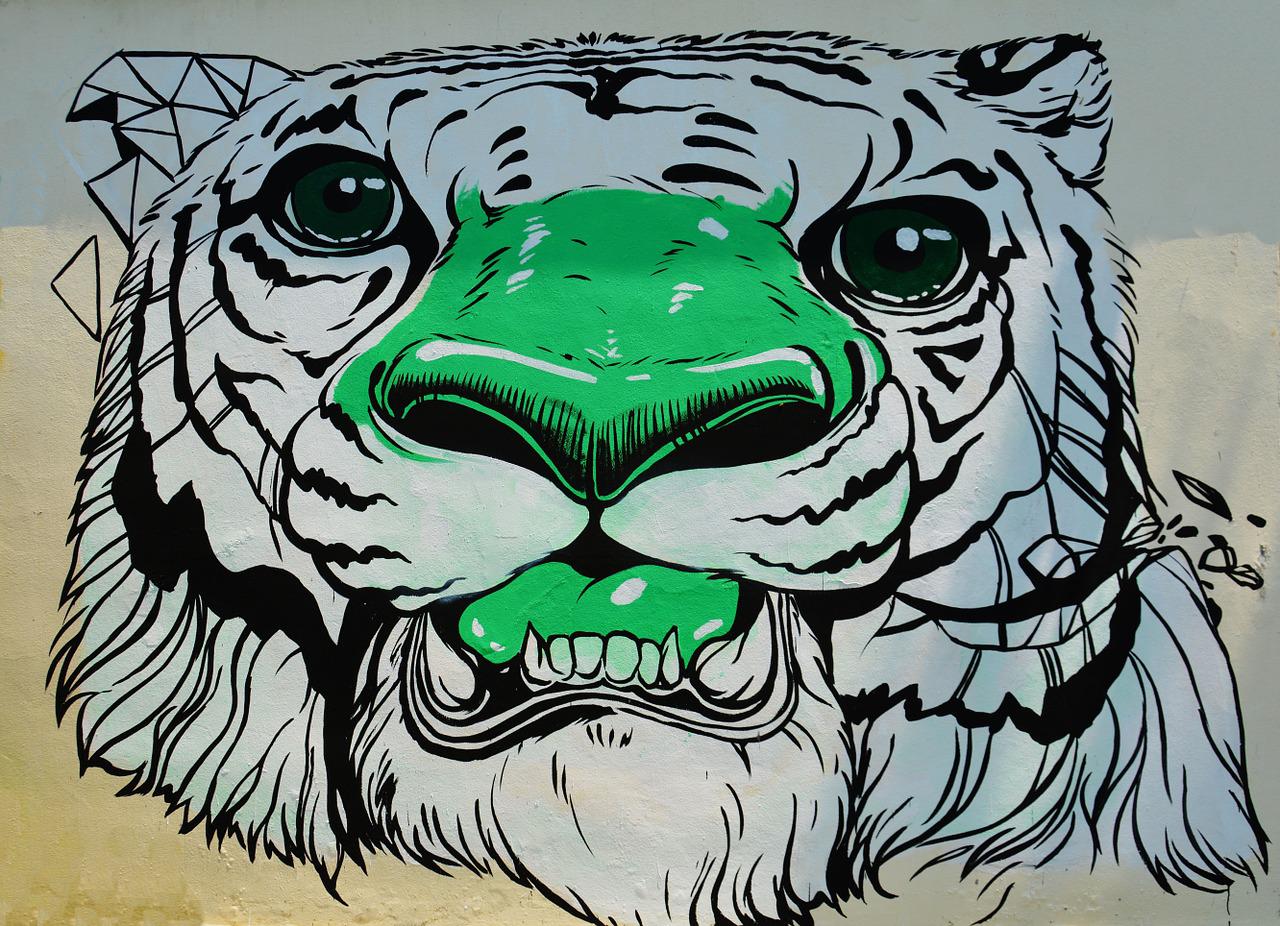 Detail Graffiti Harimau Nomer 45