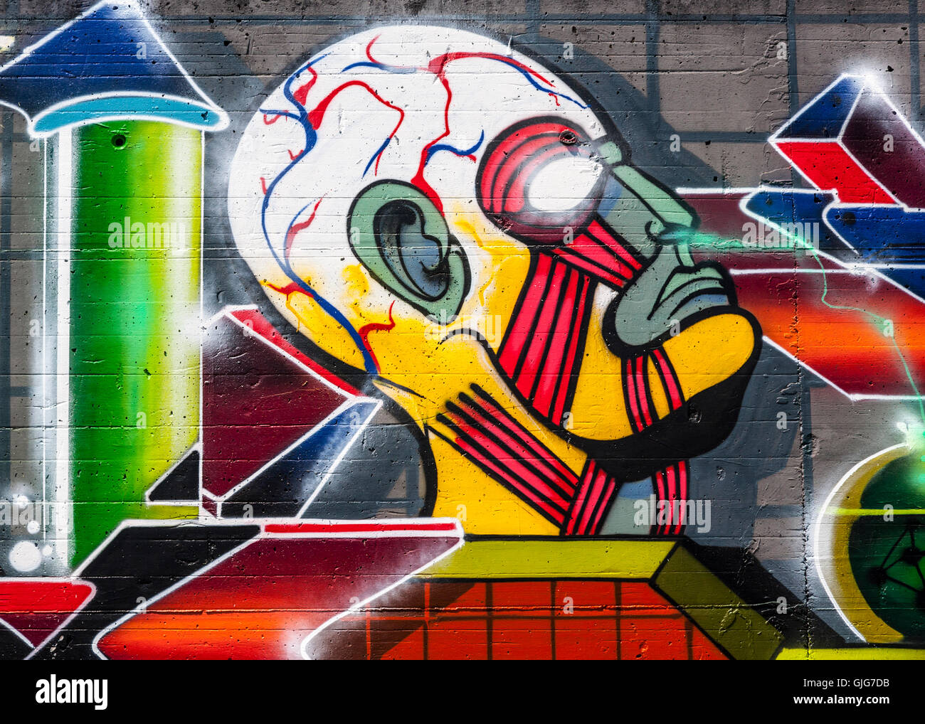 Detail Graffiti Head Nomer 14