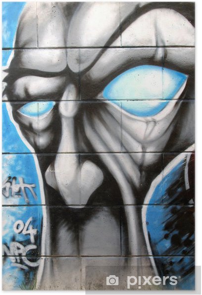 Detail Graffiti Head Nomer 8