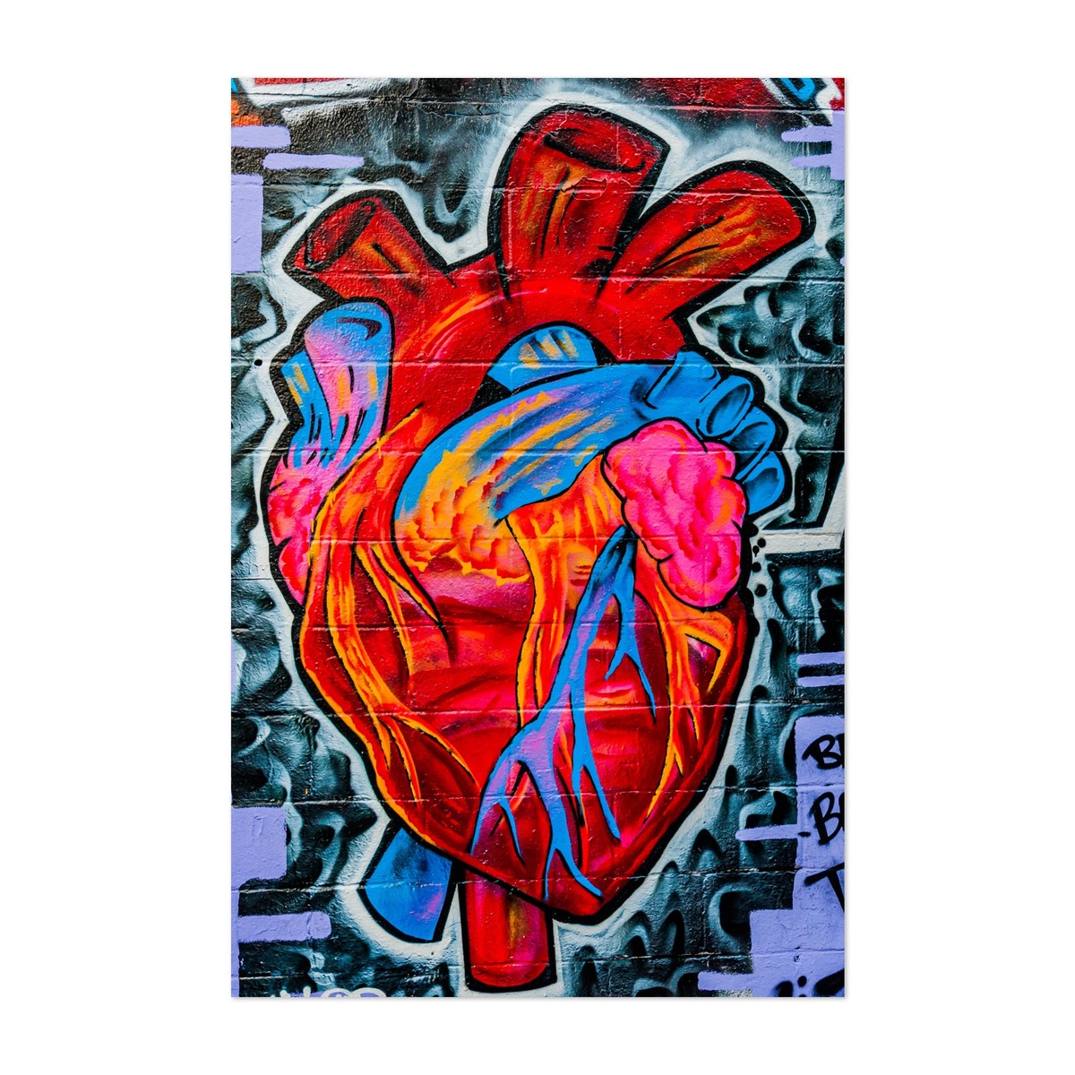 Detail Graffiti Heart Nomer 26