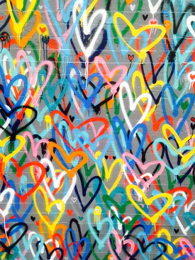 Detail Graffiti Heart Nomer 47