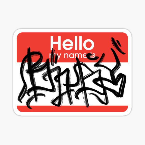 Detail Graffiti Hello My Name Is Nomer 29