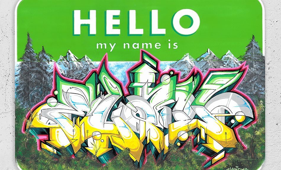 Detail Graffiti Hello My Name Is Nomer 33