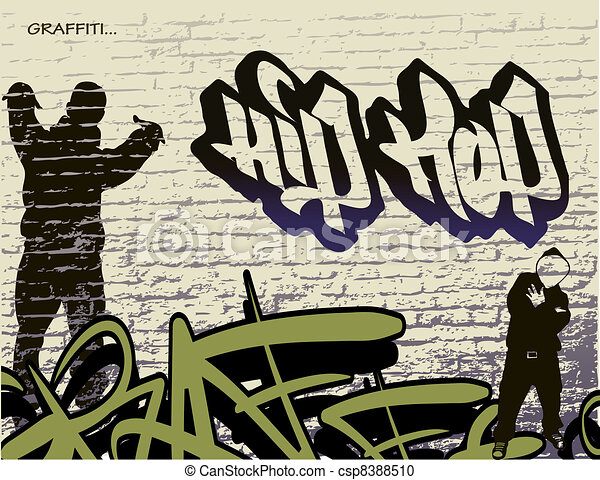 Detail Graffiti Hip Hop Keren Nomer 2