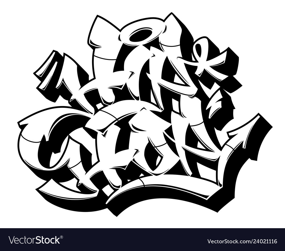 Detail Graffiti Hip Hop Keren Nomer 11