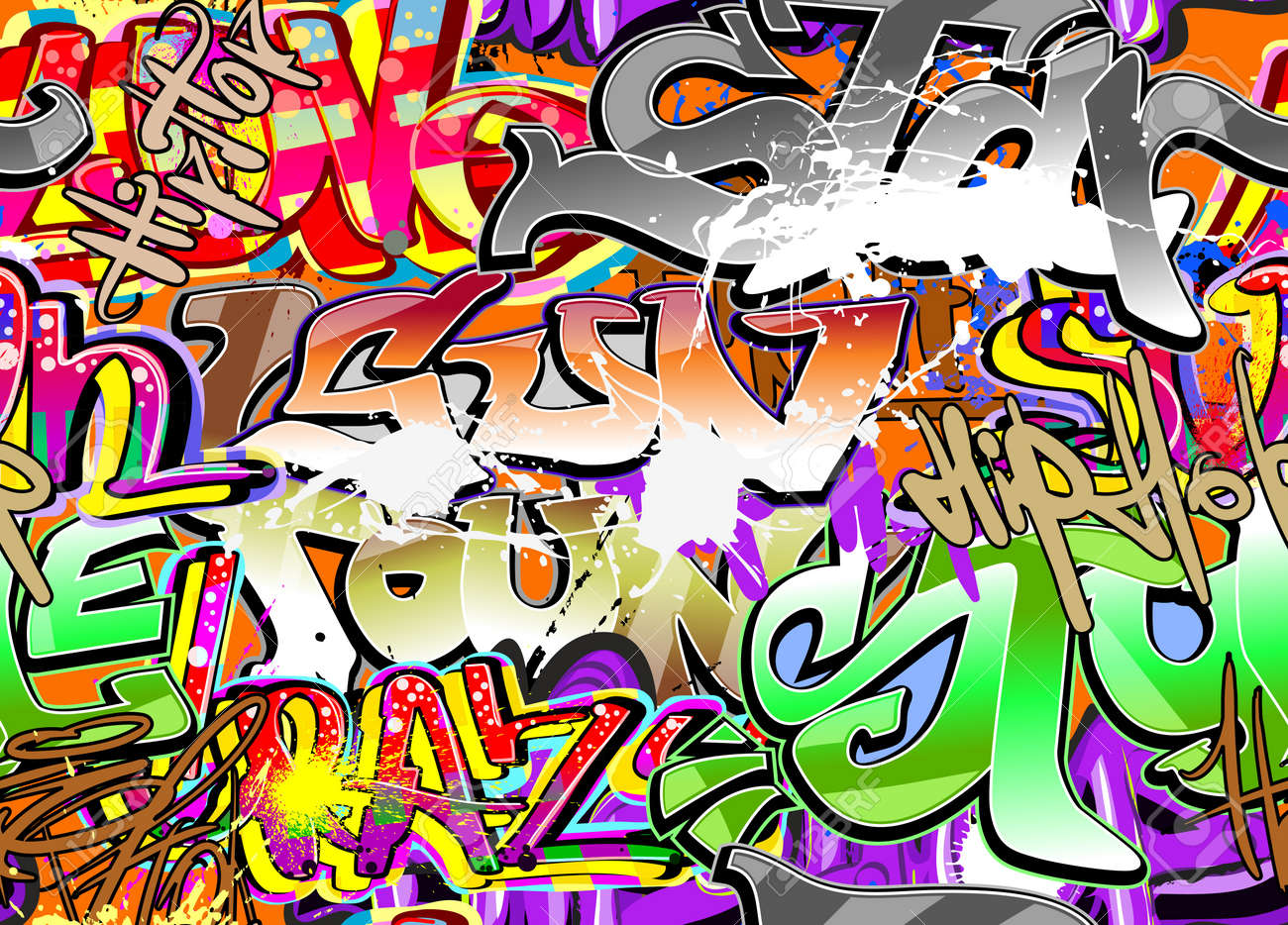 Detail Graffiti Hip Hop Keren Nomer 31