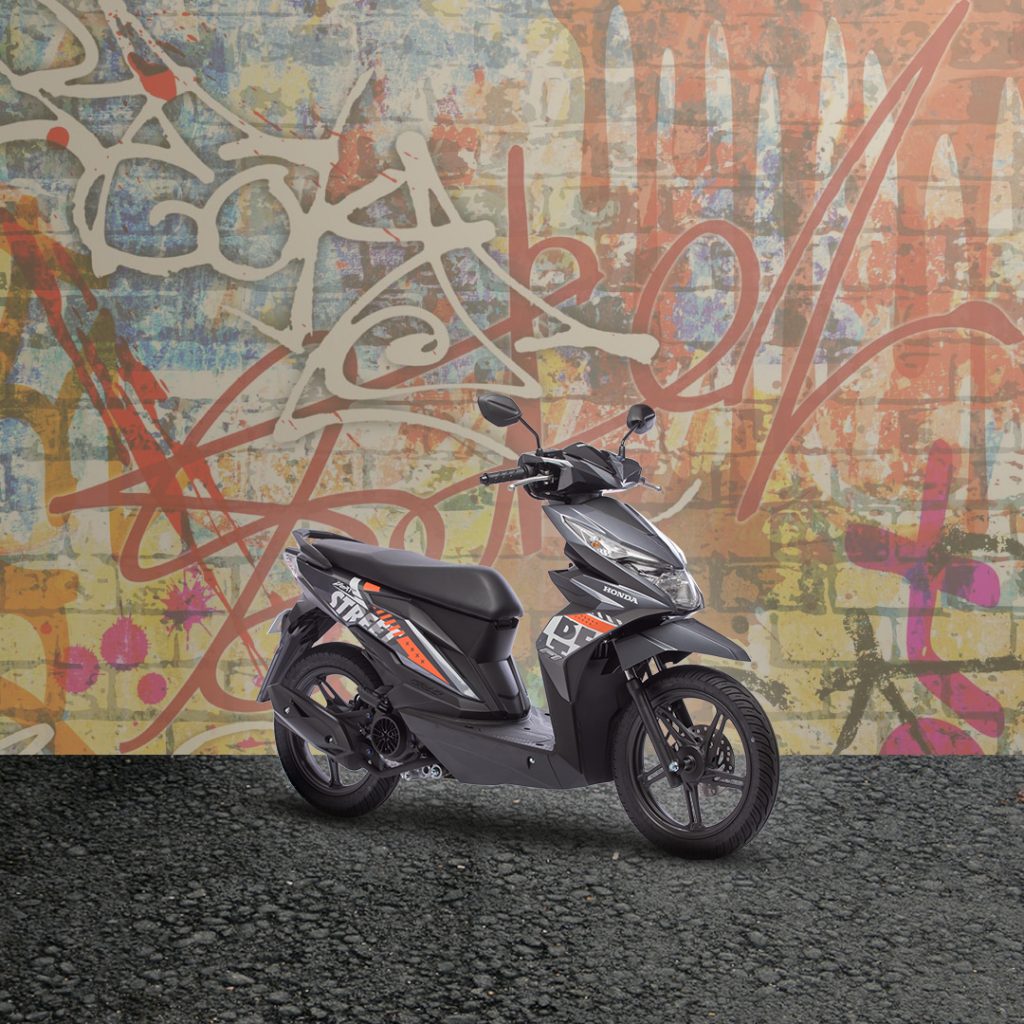 Detail Graffiti Honda Beat Nomer 19