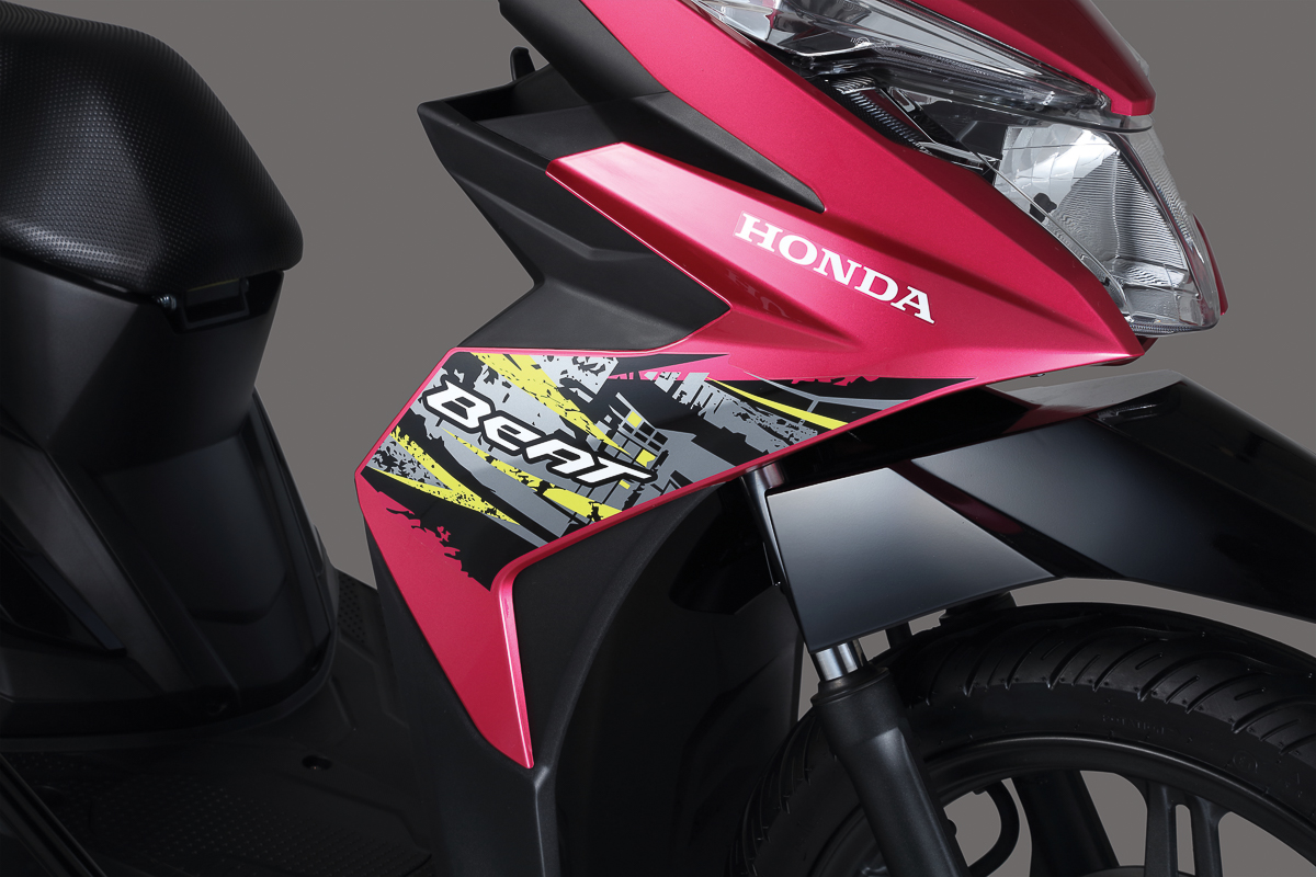 Detail Graffiti Honda Beat Nomer 21